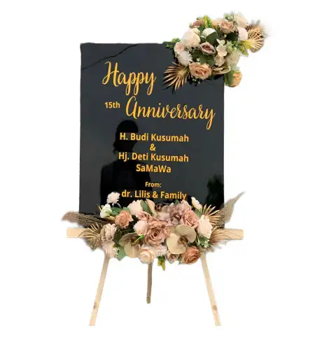 Papan Bunga Akrilik Gitgit
